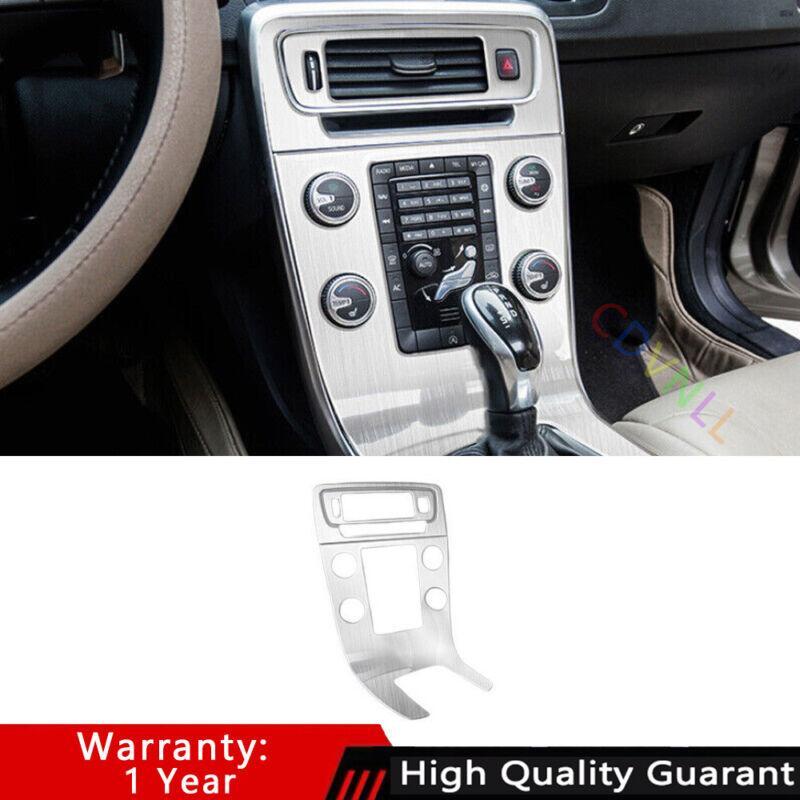 for Volvo S60 V60 2012-2019 Silver Titanium Console AC Switch Control Panel Trim