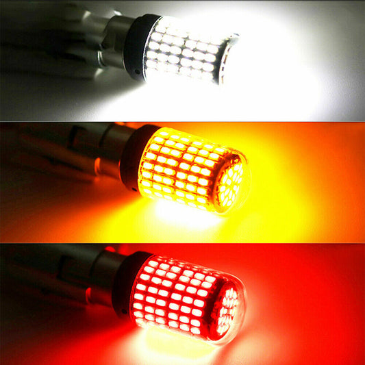 2x Canbus LED 1157 BAY15D Car Indicator Rear Brake DRL Bulbs 12-24V
