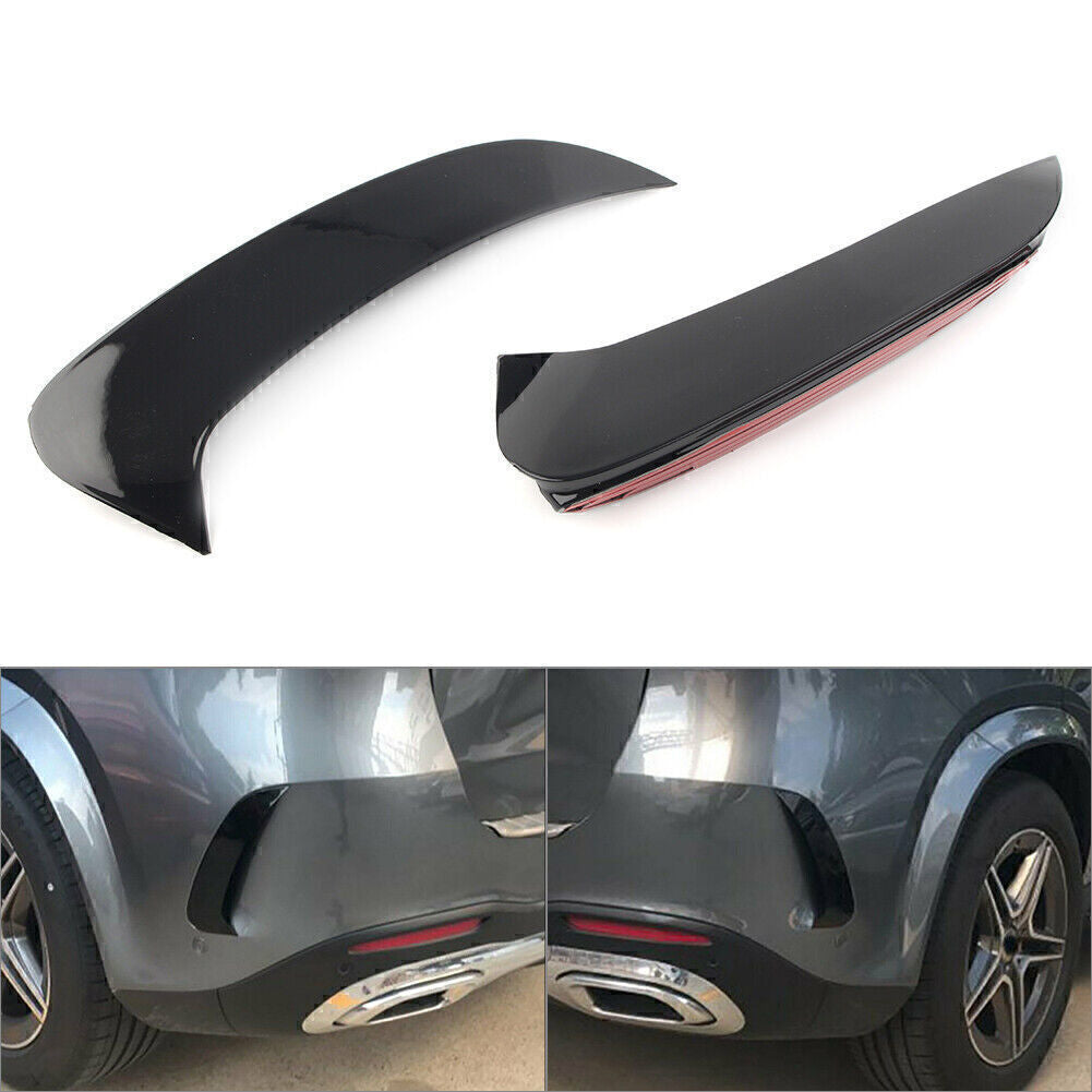 Rear Bumper Splitter Spoiler Canard Air Vent for Mercedes-Benz W167 GLE 2020 Car