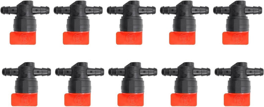10 PCS 1/4 Gas Fuel Cut Off Valve for Kawasaki AM107340 LA105 LA115 698181