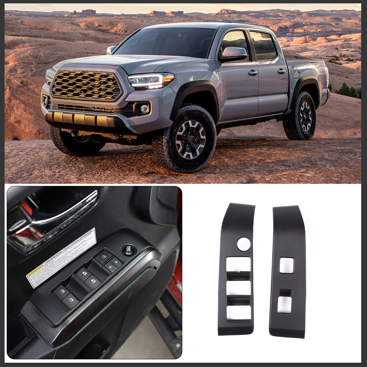 ABS yellow interior engine U-shaped protective sleeve trim suitable for Corvette C8 2020-2024