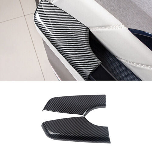 for Kia Carnival 2022-2023 Carbon Fiber Interior Door Armrest Panel Trim Covers