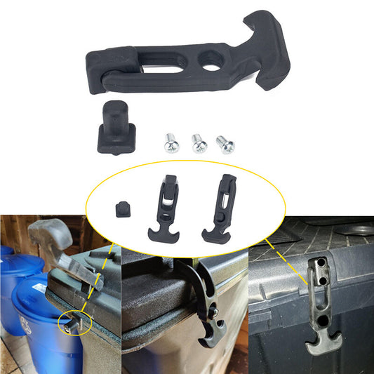 2Pack UV Resistance Rubber T-Handle Hasp Draw Latch Kit for RV Tool Box Cooler