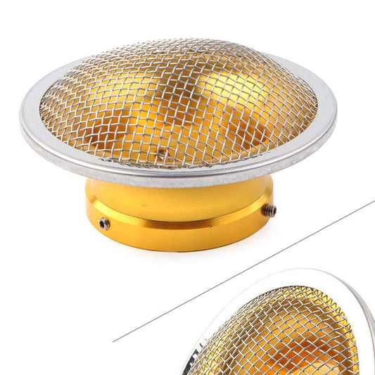 Air Filter Cup With Strainer For Universal 32mm/34mm Motorcycle Carburetor Gold