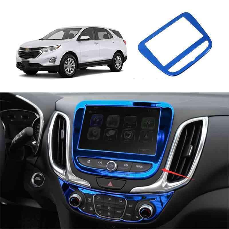 for Chevrolet Equinox 2018-23 Blue Steel Middle Console Navigation Panel Trim 1X