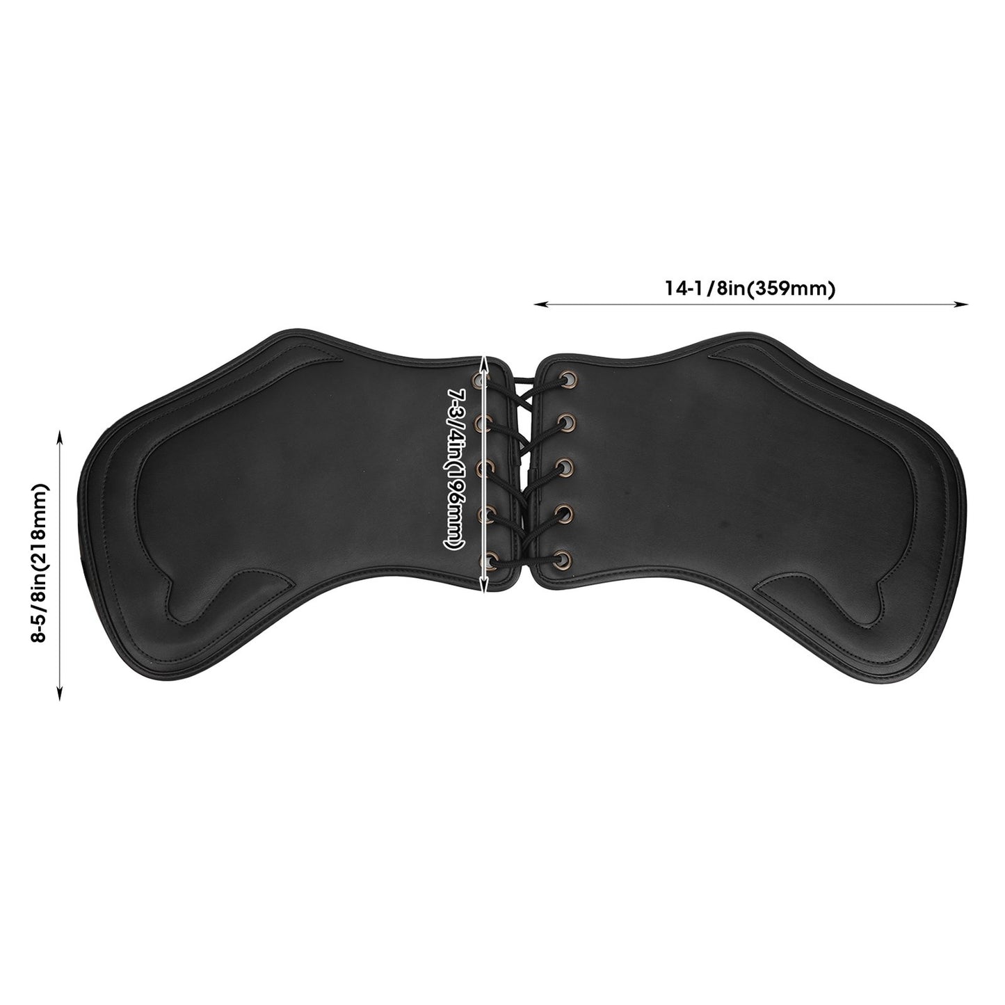 2pcs Motorcycle PU Heat Deflector Engine Heating Insulation Cushion Saddle