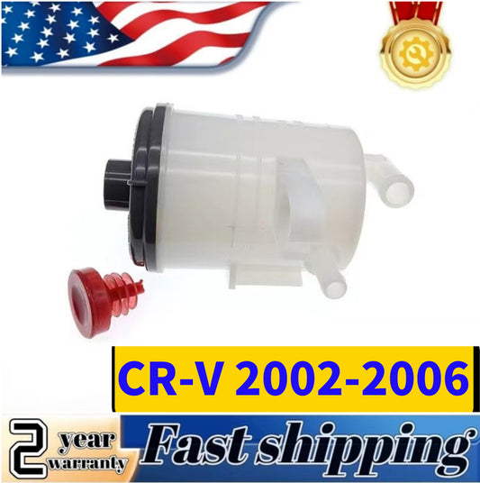 The all-new fluid power steering pump reservoir is suitable for Honda CR-V 2002, 2003, 2004, 2005, and 2006 models.