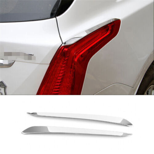 2X Chrome Steel Exterior Tail Light Lamp Strip Trim For 2017-2024 for Cadillac XT5