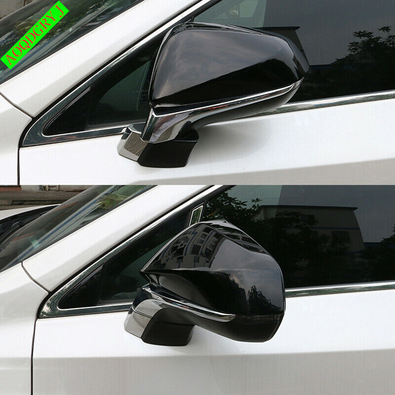 Glossy Black Rearview Mirror Cover Trim Cap for LEXUS NX200t NX300h 2015-2021