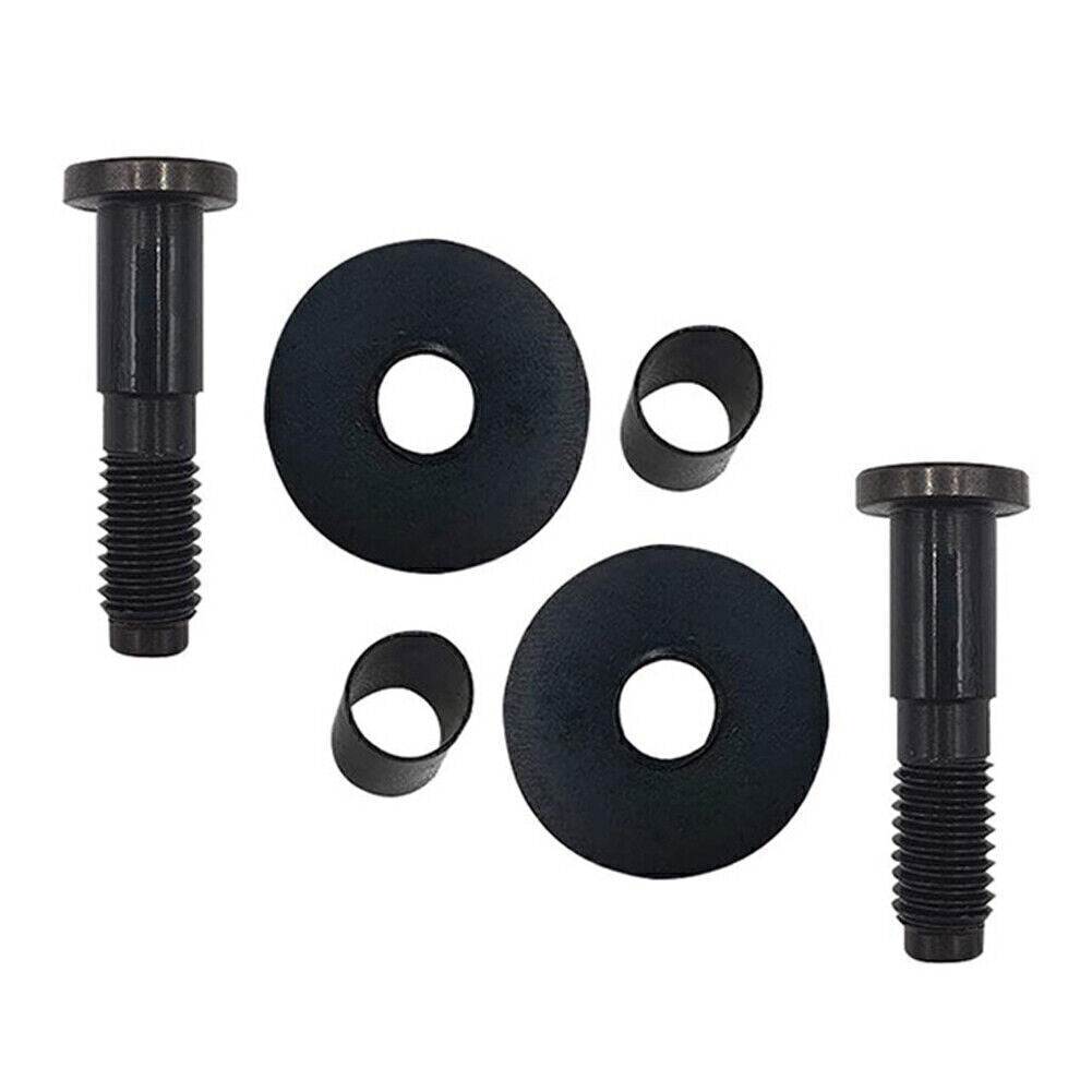 Pair Tailgate Door Latch Striker Bolt Set for Chevy for GMC for Cadillac for Hummer Black