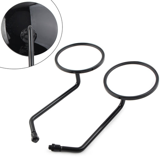 ?Fit Motorcycle Scooter Street bike 10mm Universal Side Rearview Mirror Round