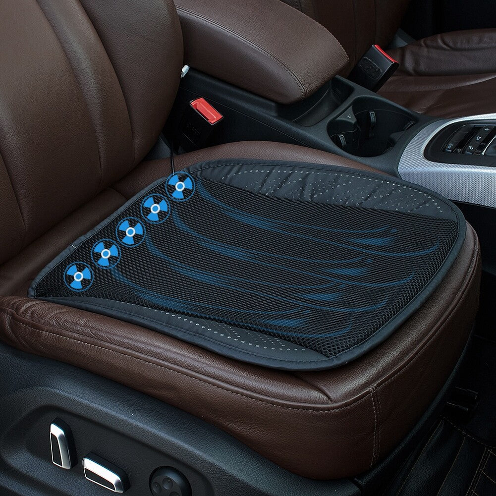 Quick Cooling Car Office for Seat Cooler Cushion for Seat Cover w/USB 3-Speed 5-Fan