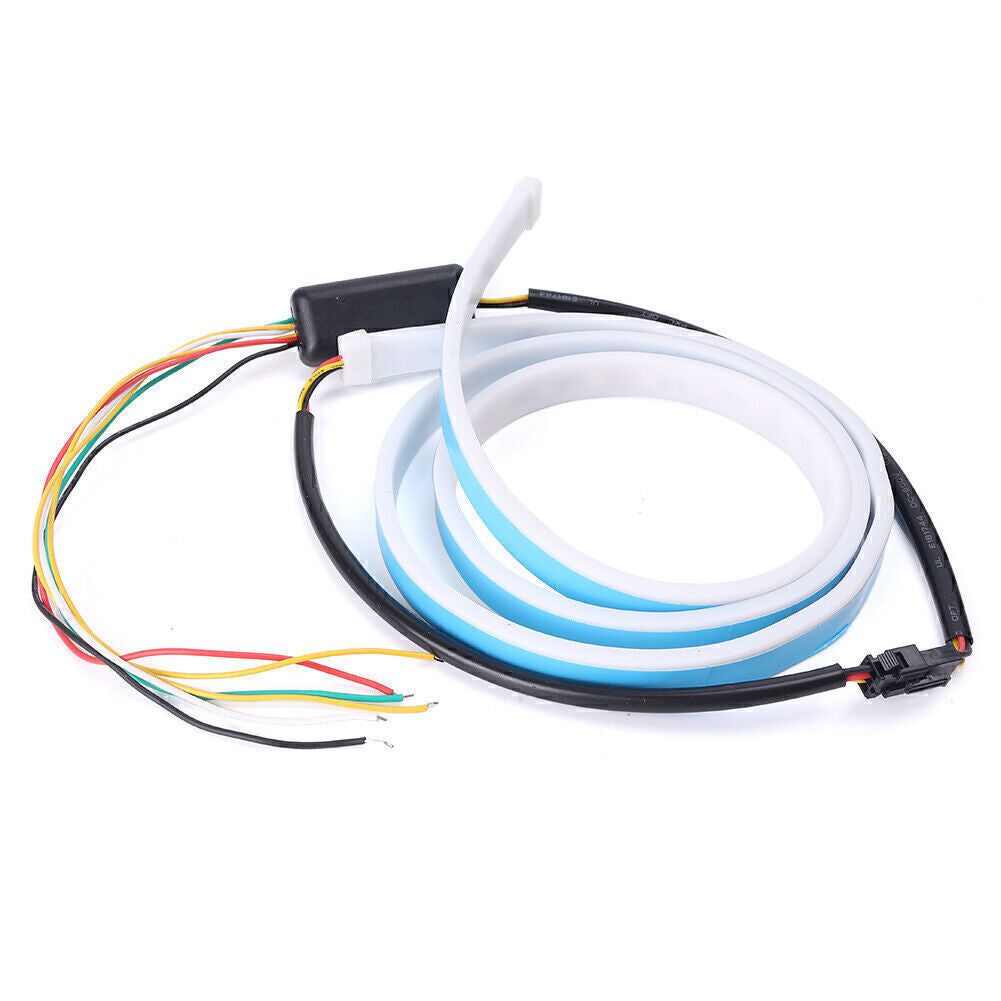 120CM Car 12V LED Rear Tail Box Dynamic Streamer Turn Signal Tail Warning Lights