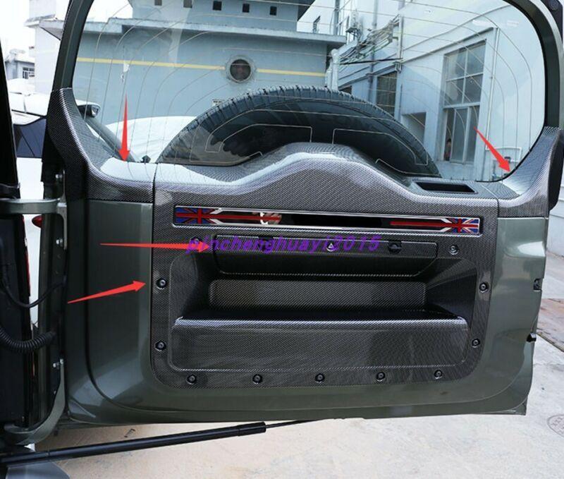 Carbon fiber interior tailgate trim panel for Land Rover for Defender 110 (2020-21)