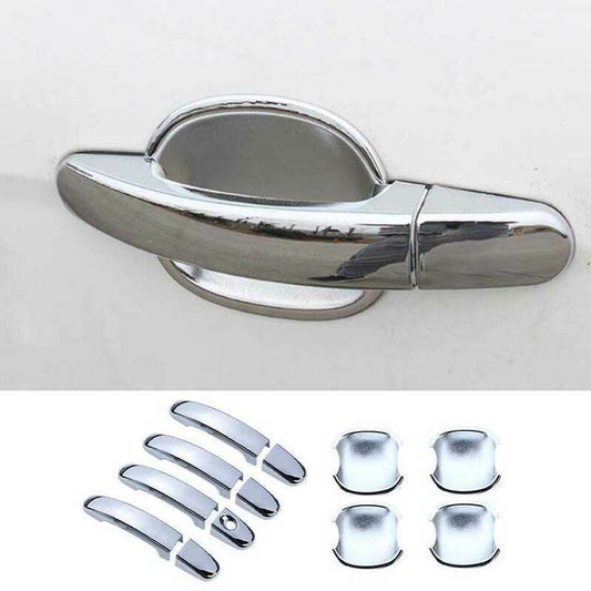 Chrome Side Door Handle Bowl Cover Trims 12X Fit for Ford Escape Kuga 2013-2019