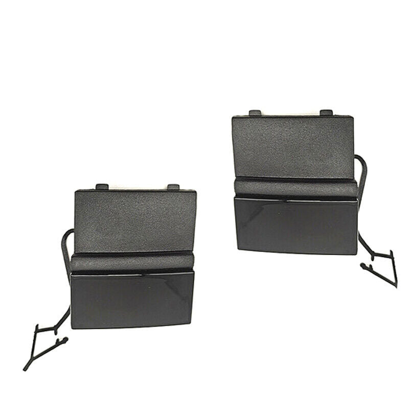 PAIR FRONT BUMPER TOW HOOK EYE COVER CAP for VW TOUAREG 2014-2018