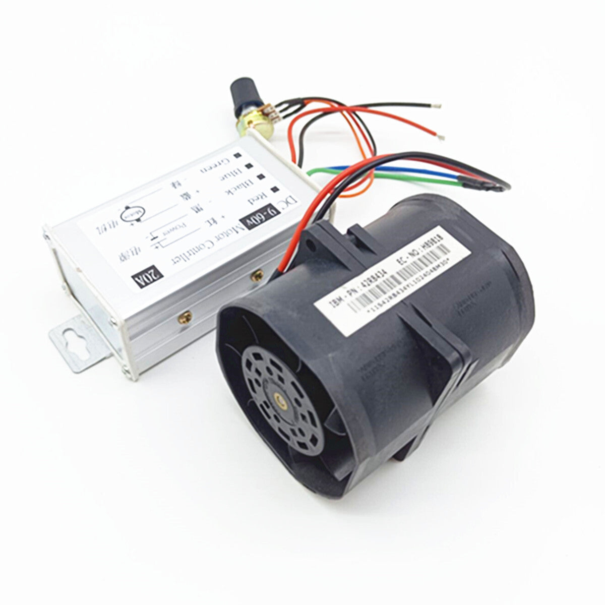 Car Power Turbo Double Fan Inlet With Stepless Controller Kit Fit for SUV Truck