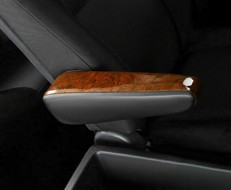 Brown Leather Front Row for Seat Armrest Handle Trim for Toyota FJ Cruiser 2007-2014