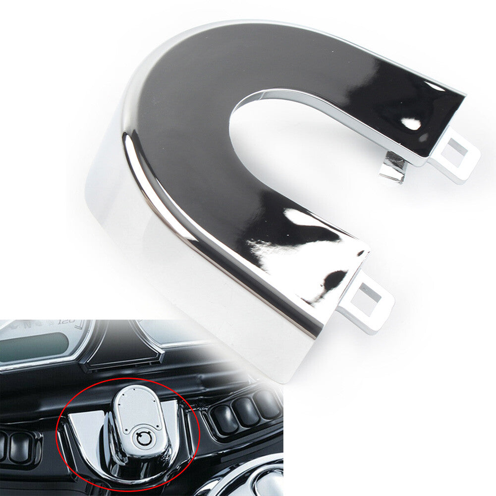 Chrome Ignition Switch Panel Trim Cover for Harley Road Glide FLTRX FLTRXS 2015+