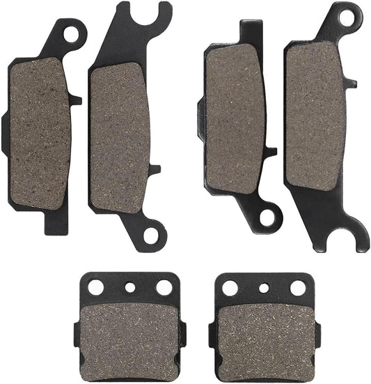 Front and Rear Brake Pads for Yamaha 250 YFM250 YFM250R 2008-2012