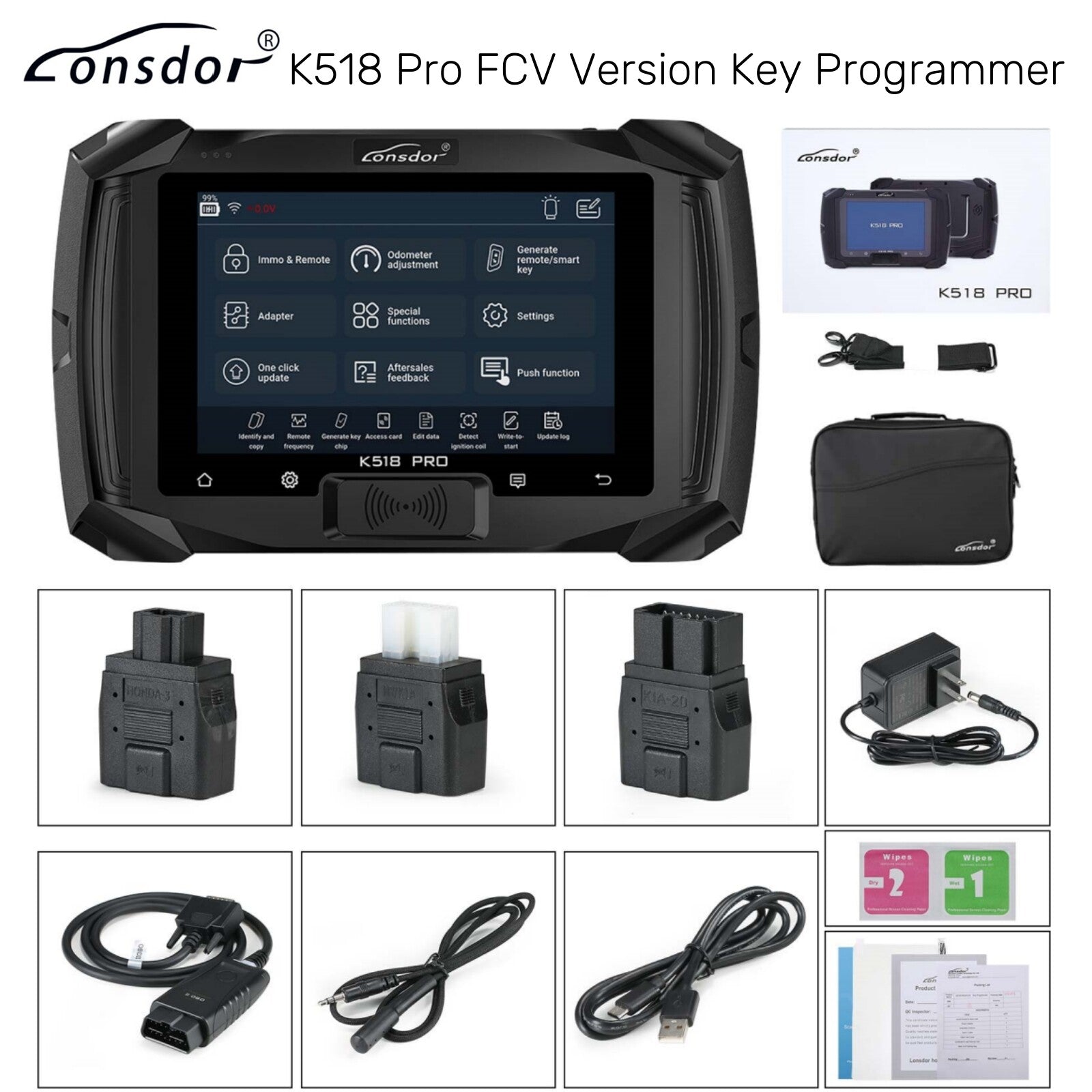 Lonsdor K518 PRO FCV Version Key Progarmmer 5+5 Car Series Use All Function