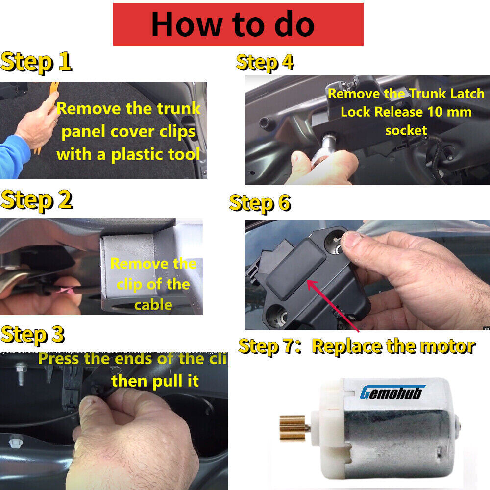 For 07-15 for Jaguar XF XFR X250 10-2019 for Jaguar XJ X351 Power Trunk Lock Latch motor