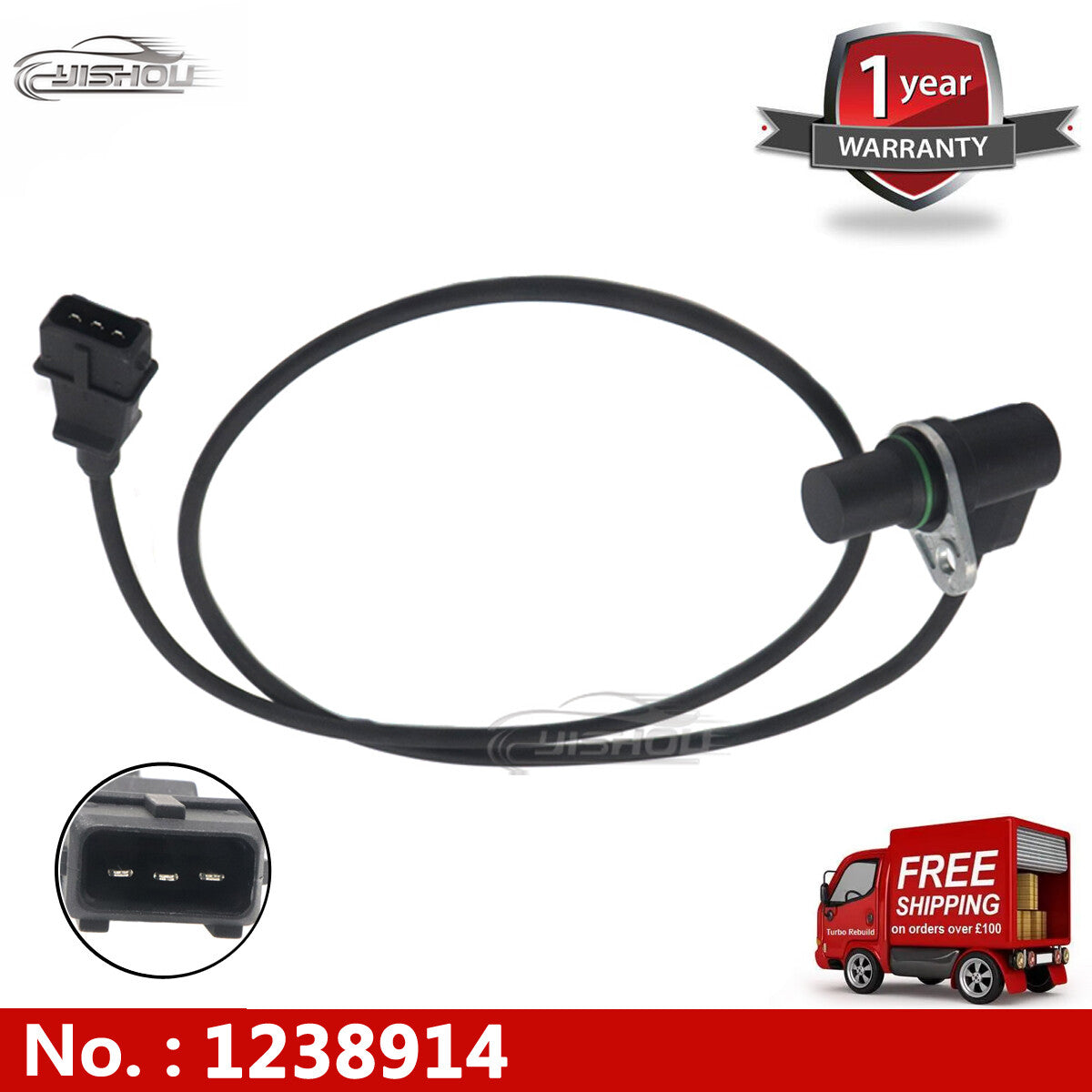 Crankshaft position sensor for Vauxhall , for Opel , Astra Calibra, Omega Vectra 1238914