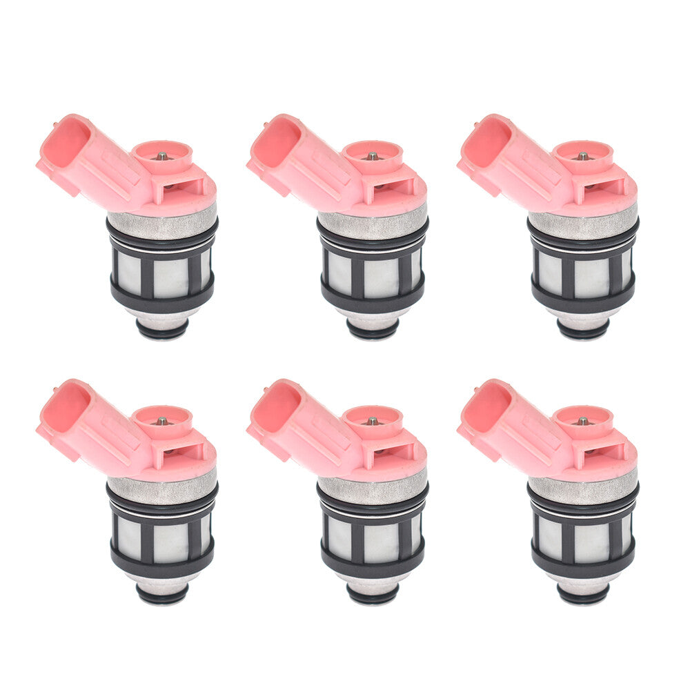 6x JS23-4 Fuel Injectors for Nissan Frontier 1998-2004 Quest 1995-2003 3.3L V6