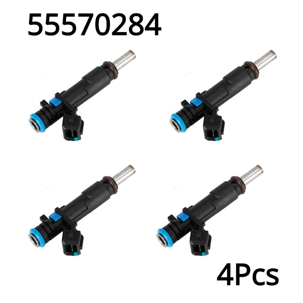4Pcs New Fuel Injectors Fit for Chevrolet for Cruze Sonic 1.8L 2011-16 55570284