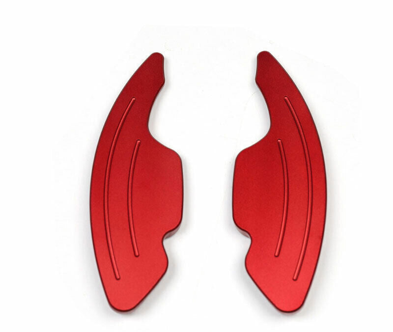 Red Alloy Steering Wheel Shift Paddle Shifter Extension for Cadillac CT5 20-24