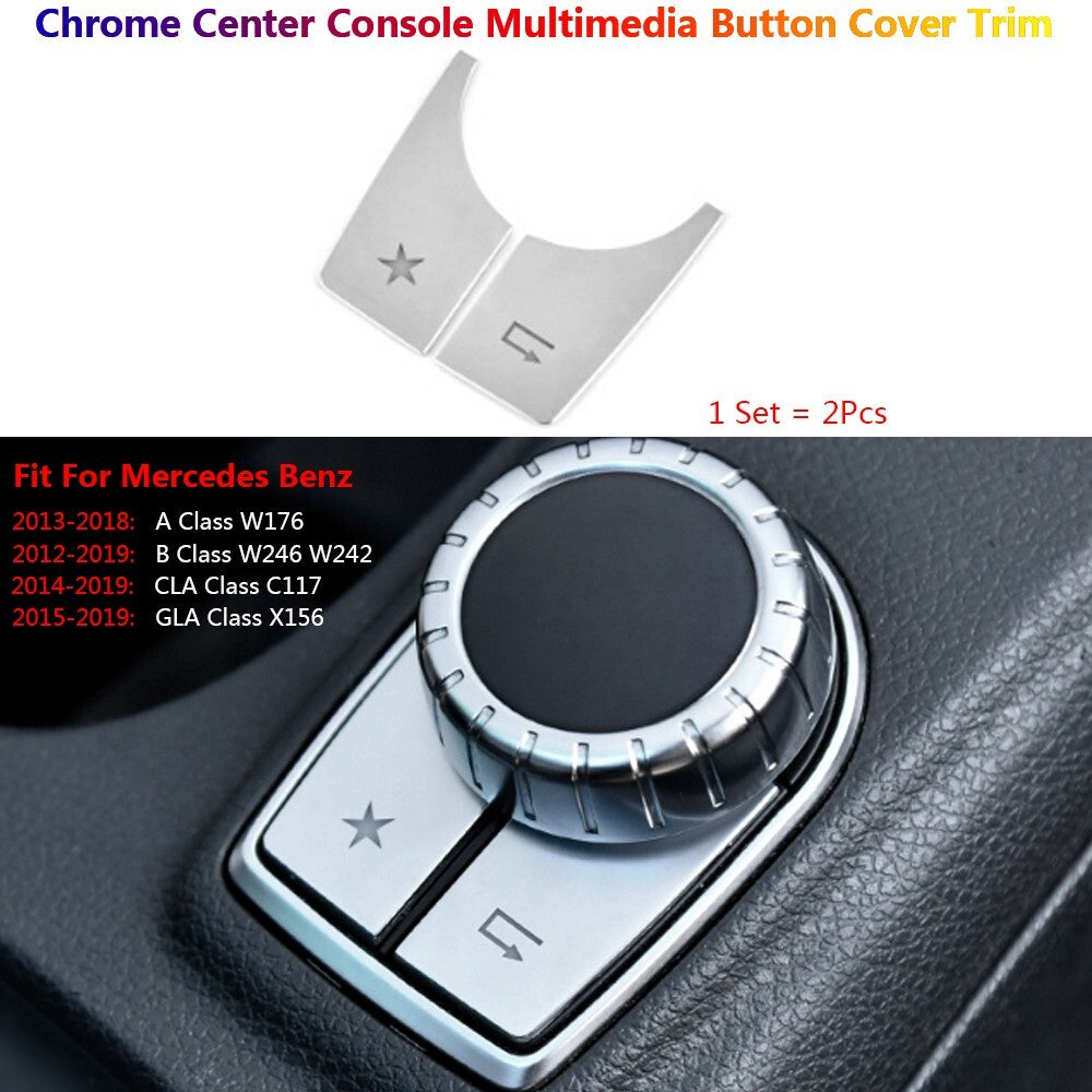 for Mercedes-Benz A B CLA GLA W176 W246 C117 X156 Multimedia Switch Cover Trims