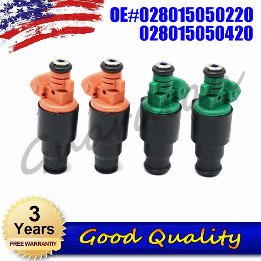 1995 - 2002 for Kia Sportage 4x 0280150502 + 0280150504 2.0L L4 Fuel Injector Kit