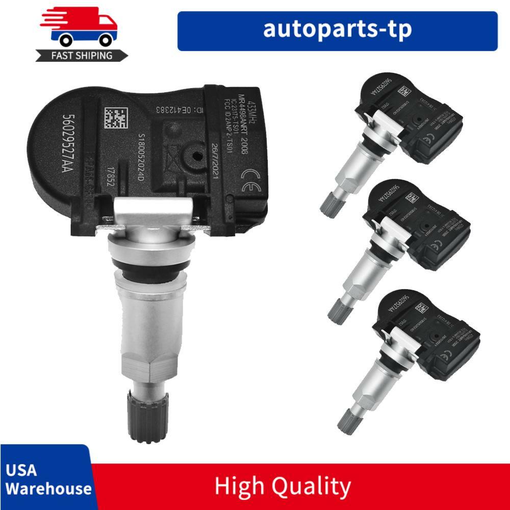 4x Tire Pressure Monitor Sensor 433MHz TPMS for Chrysler for Dodge 200 300