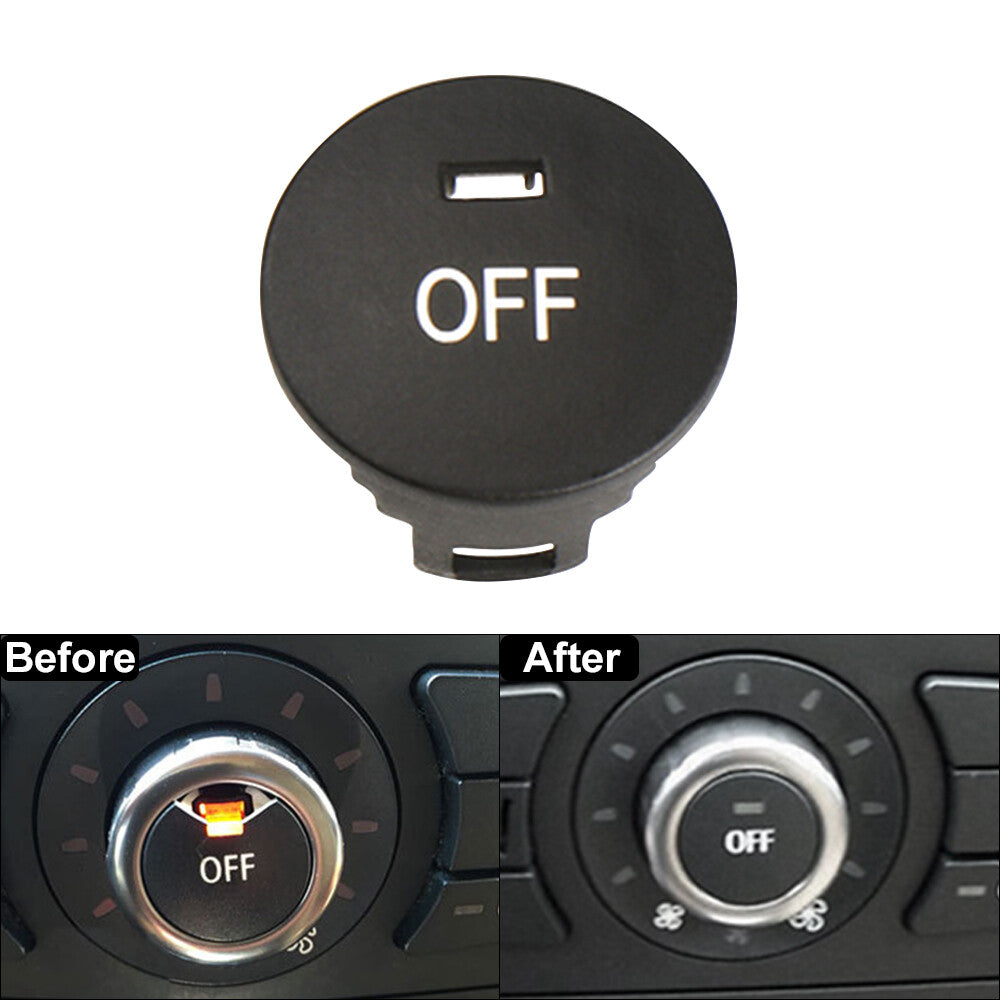 for BMW E60 E61 E63 E64 5 Series M5 M6 Central A/C OFF Switch Button Cover Cap