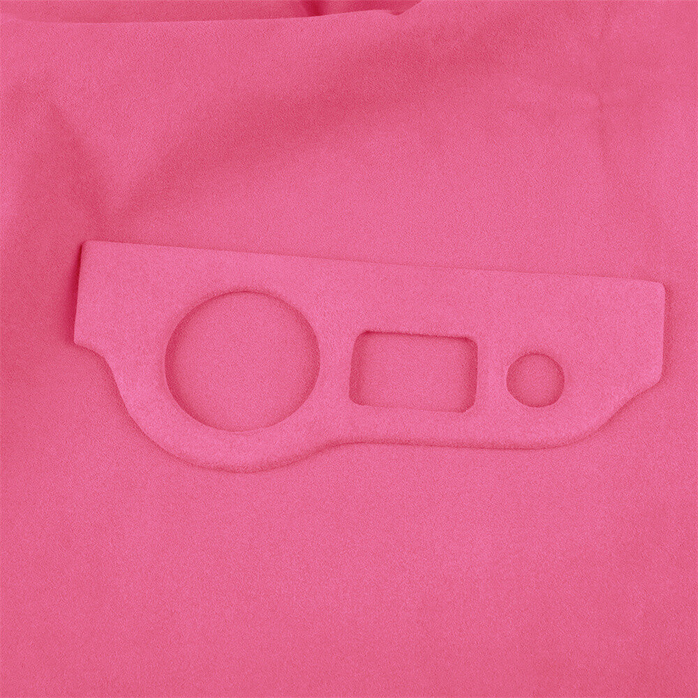 for Dodge for Challenger 2015+ Charger 2010+ Headlight Switch Panel Cover Suede Pink