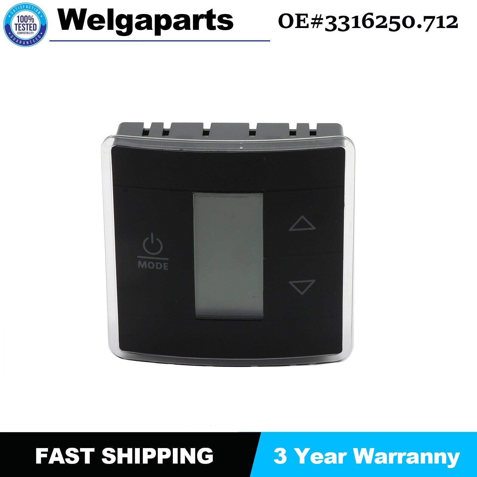 New 3316250.712 For Dometic RV/Camper Conditioner Single Zone Wall Thermostat