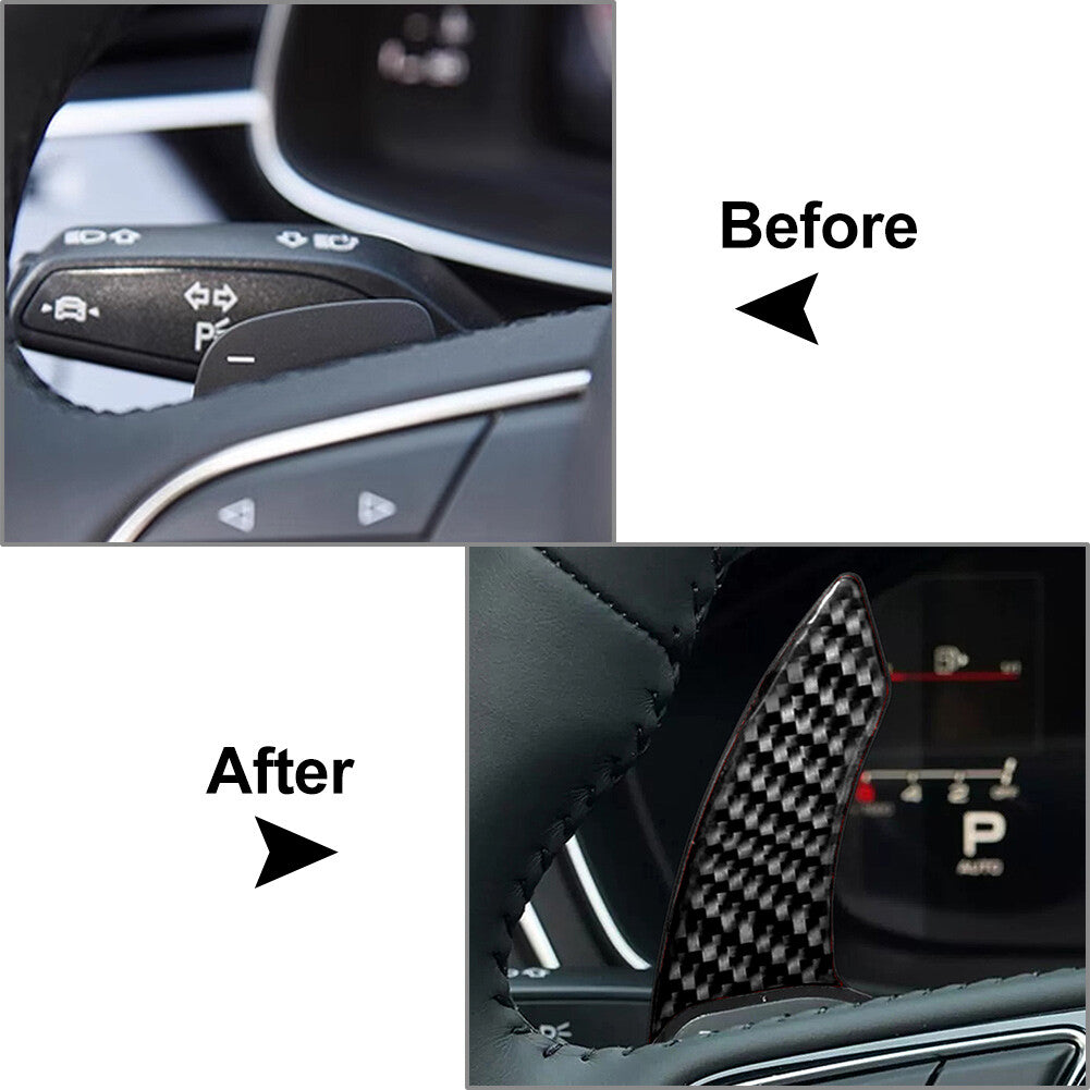 Steering Wheel Shift Paddle Extension fit for Audi A3 A4 A5 A6 A7 for A8 Q5 Q7 S3 S5