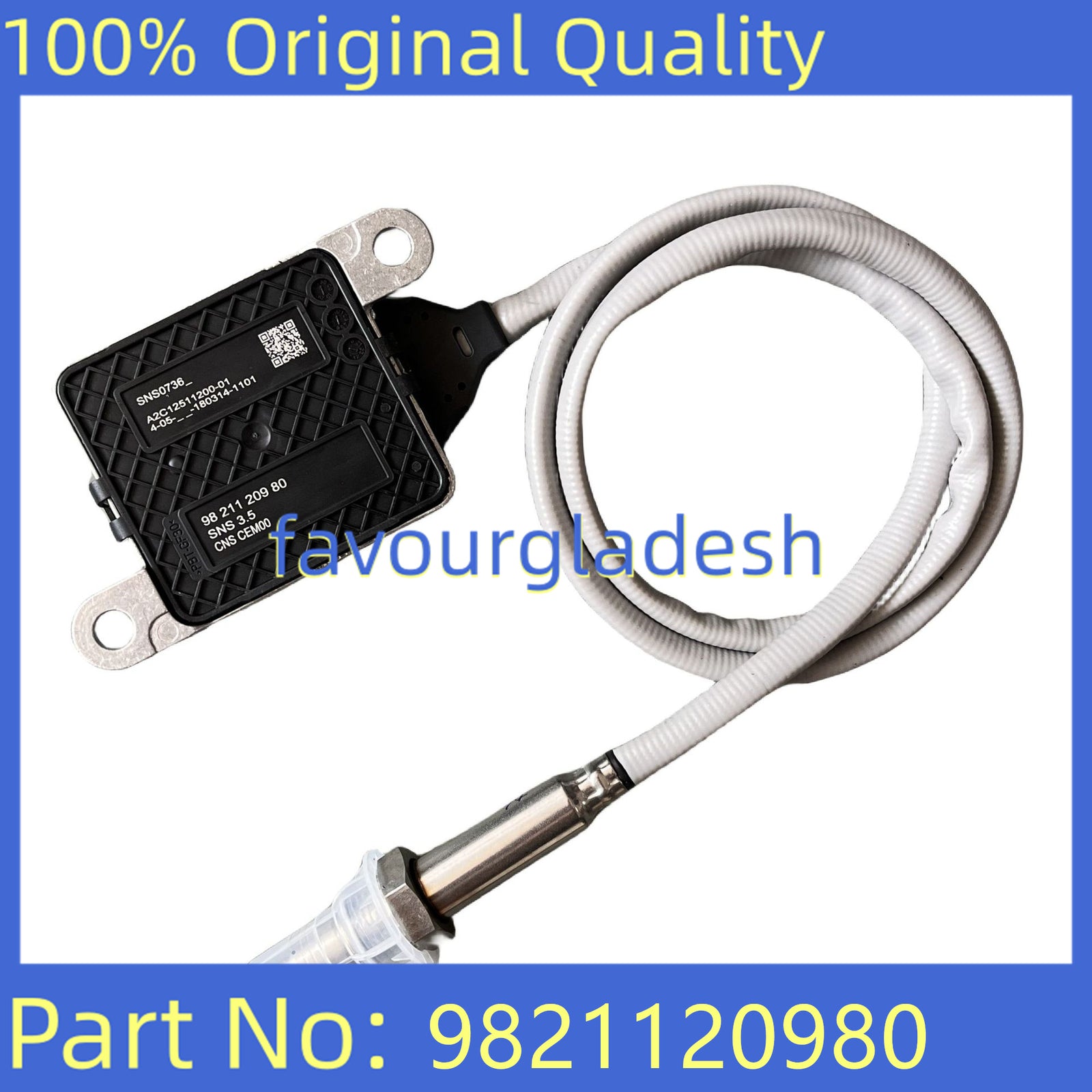 Nox Sensor for Citroen for Peugeot 1.6 HDi 2.0 HDi Diesel 2012 - 2021 9821120980