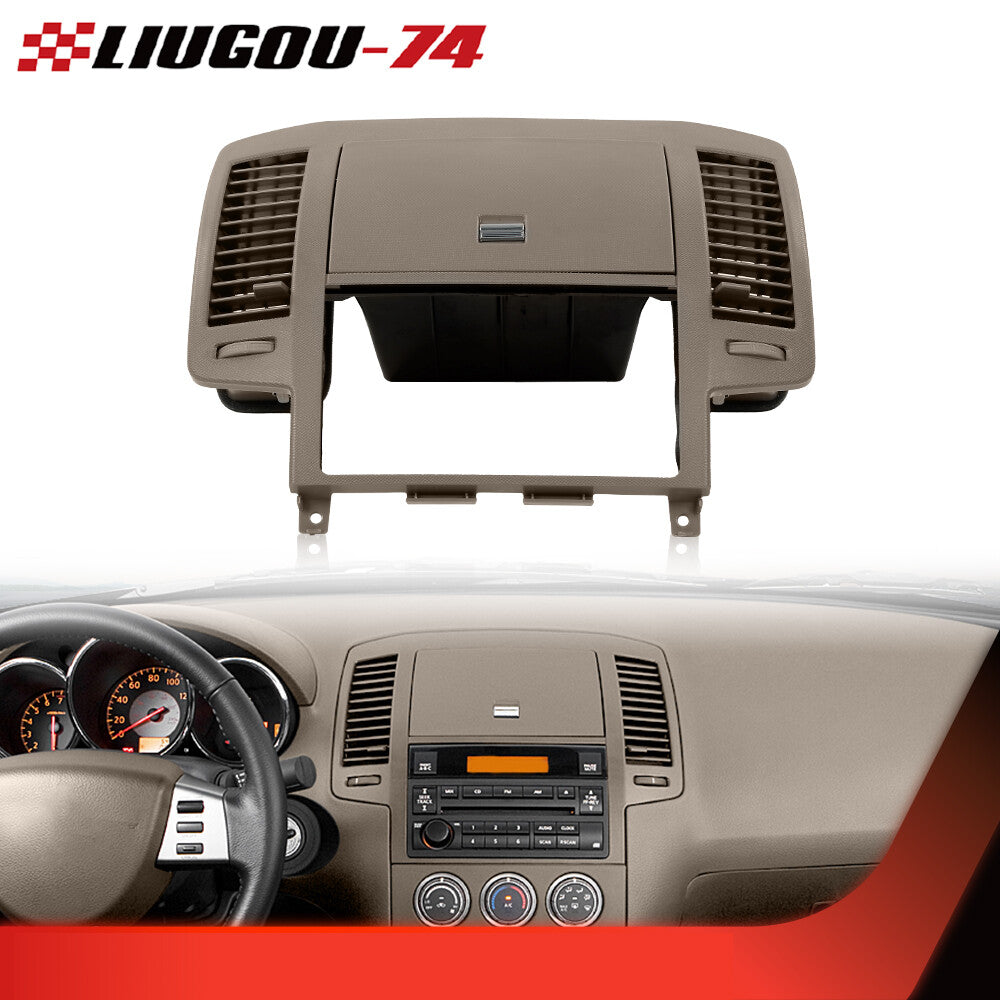 Suitable for 05-06 for Nissan Altima brown storage Cubby Center Dash radio cover AC vent