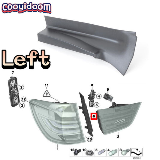 Left rear taillight cover trim for BMW X3 F25 2011 - 2017 63217263603