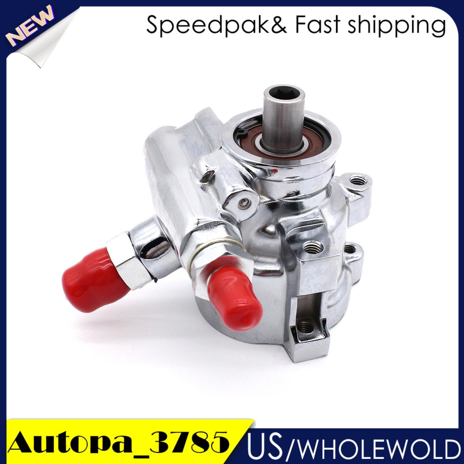 Remote Power Steering Pump Chrome Fits for Chevy GM 1980-01 Saginaw TC Type 2