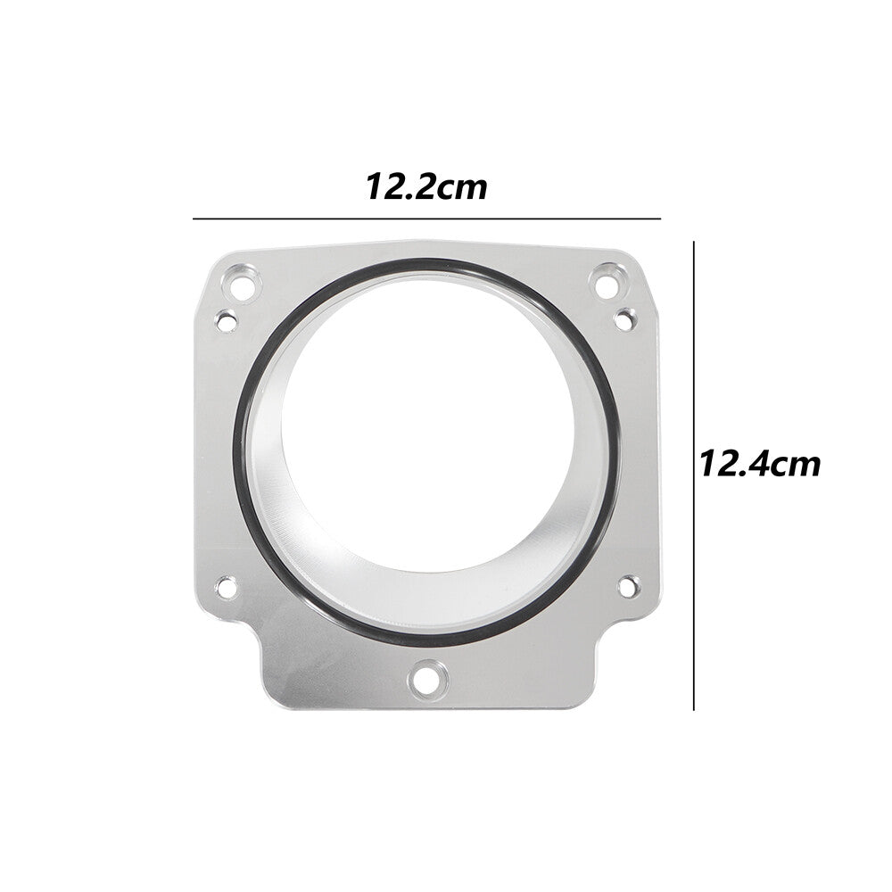Throttle body adapter for LS1 3-bolt intake manifold to LS3 4-bolt throttle body