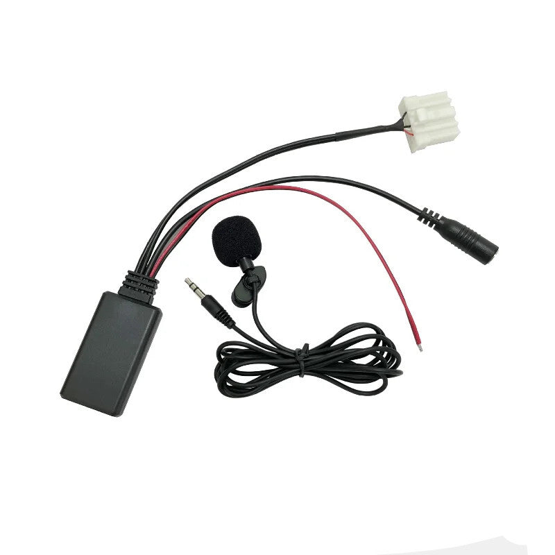 Car Bluetooth AUX Adapter with Microphone Audio Adapter Cord for Mazda 2 3 5 6