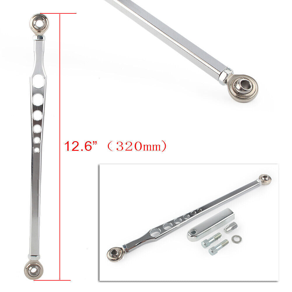 Shift Linkage Shifter Link 6 holes Fit most for Harley Davidson 1980 - 2019 Chrome