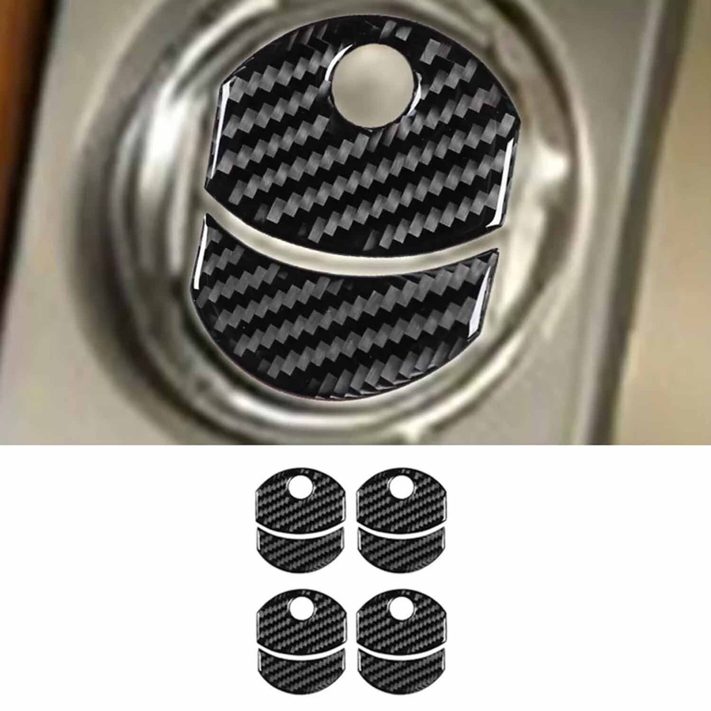 29Pcs Carbon Fiber Full Interior Kit Set Cover Trim For 2004-08 for Ford FX4 F-150