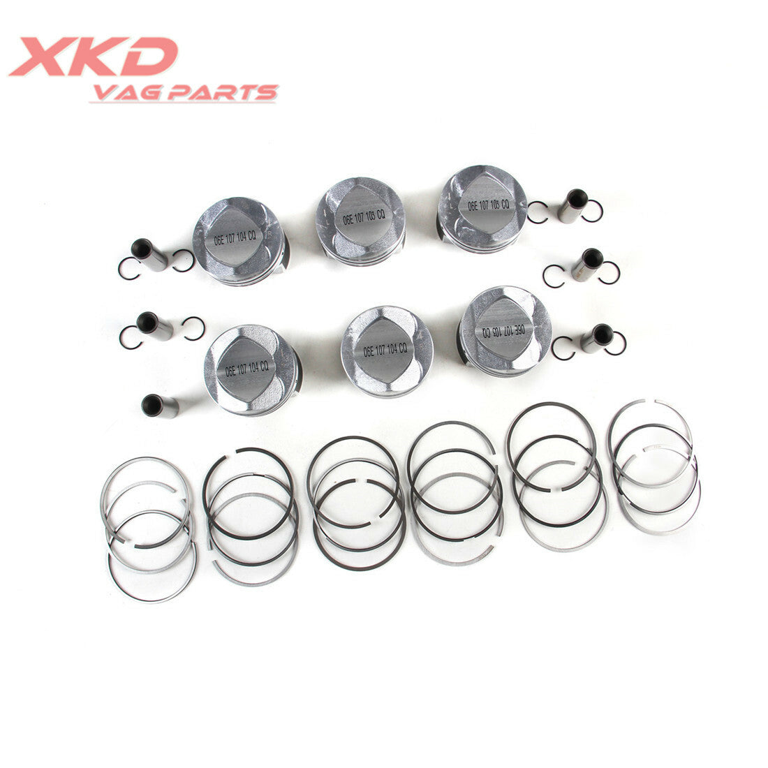 Piston and ring assembly kit for Audi A7 for A8 2.5L V6 06E198151S CLXB CPAA CVBA