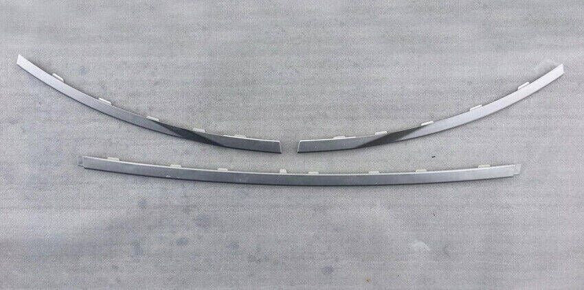 Silver Front Bumper Protector Strip Trim Molding Fit for Range Rover L405 18-22