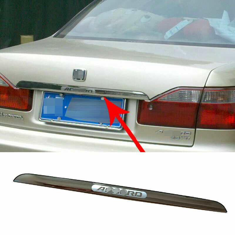 1X Stainless steel Rear Door Trunk Moulding Trim for Honda Accord 6th 1998-2002