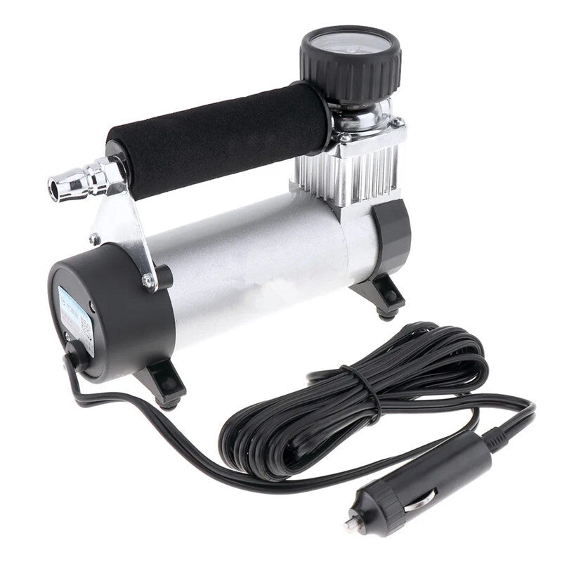 Car Tire Inflator Air Compressor Single Cylinder Electric Power Pump Tool Kit