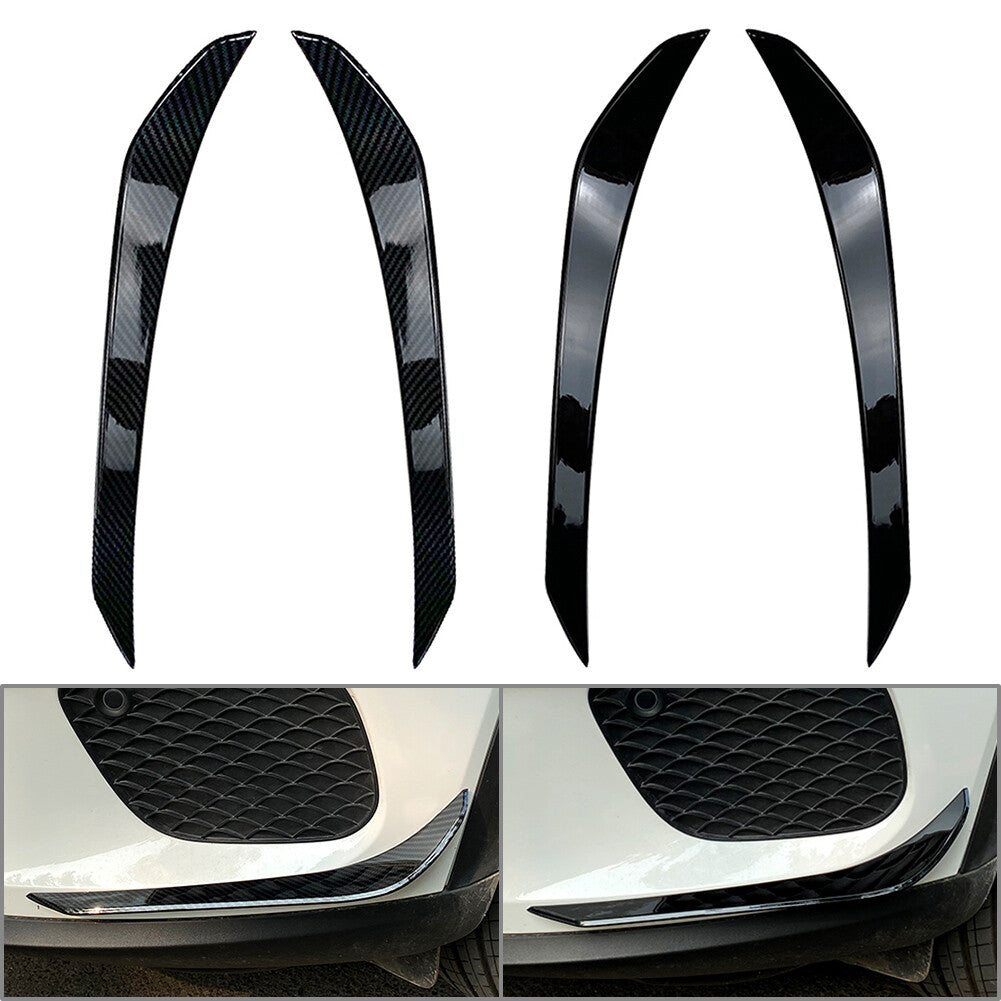 2x Front Bumper Lip Splitter Spoiler for Mercedes-Benz GLB X247 2020-2021 Black